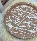 Edged Round Plate