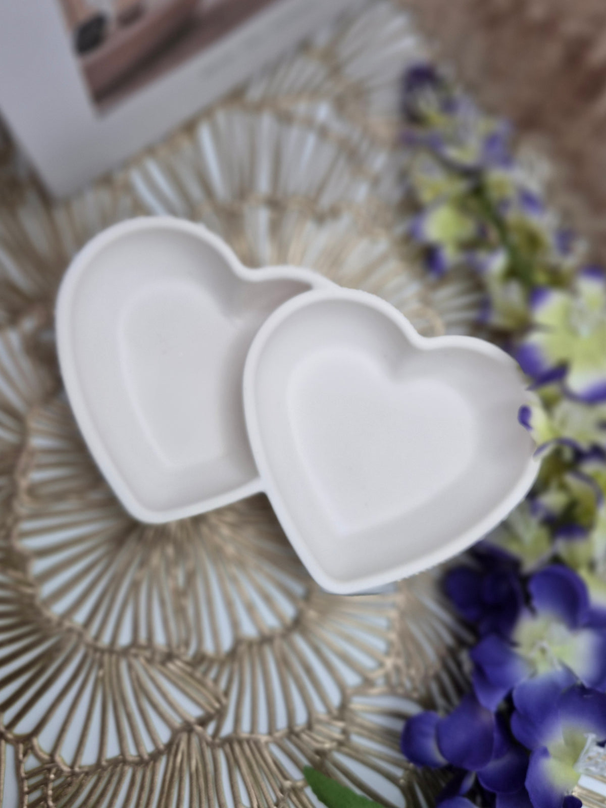 Double Heart Trinket Dish